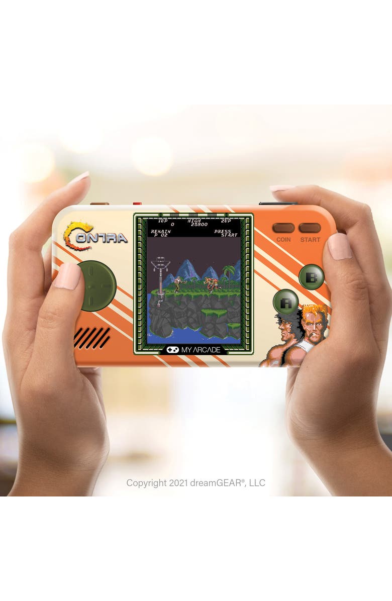 My Arcade Dgunl3281 Contra Pocket Player Portable, Alternate, color, Multicolor