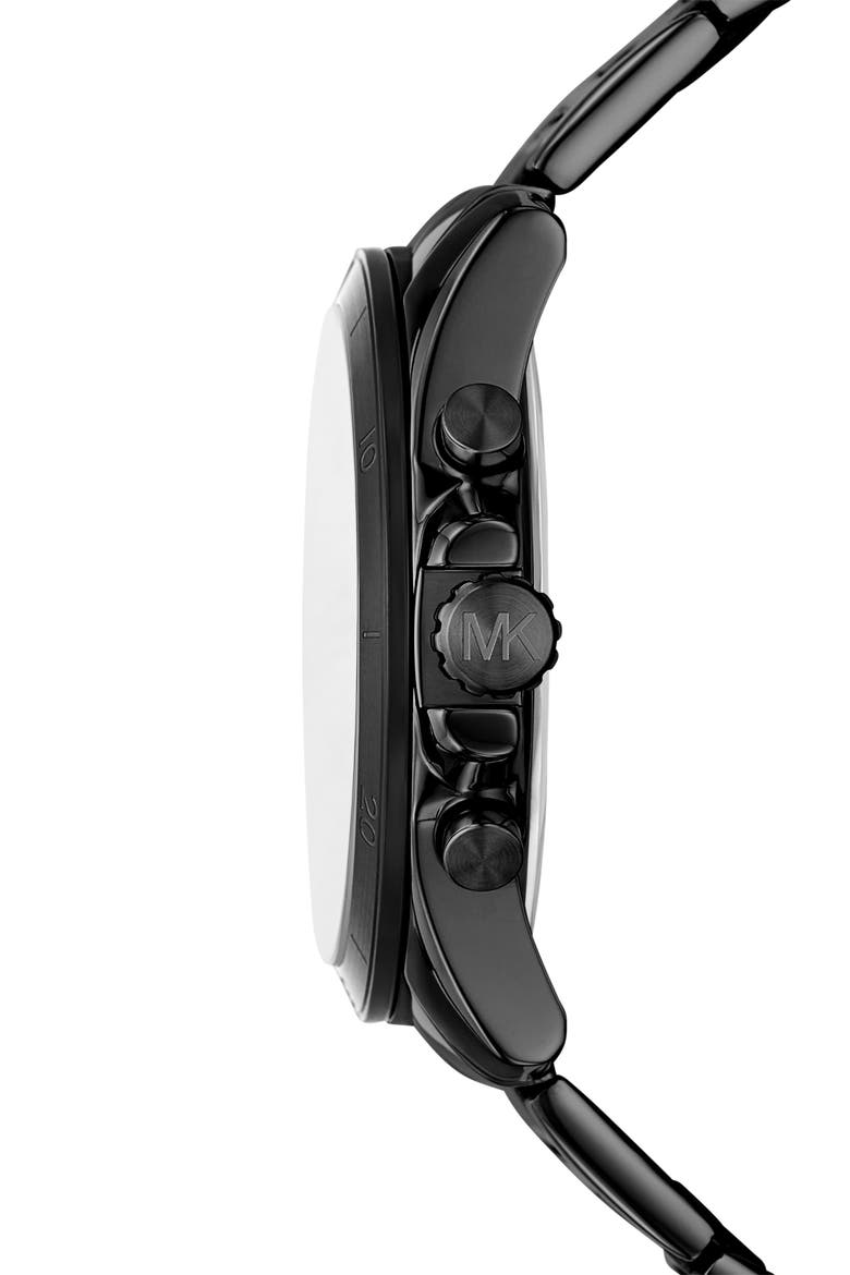 Alek Chronograph Watch, 44mm, Alternate, color, BLACK