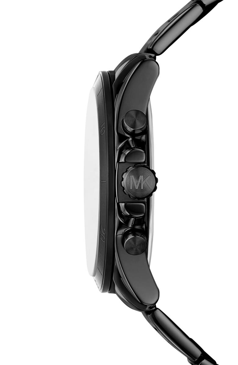 MICHAEL Michael Kors Alek Chronograph Watch, 44mm, Alternate, color, Black