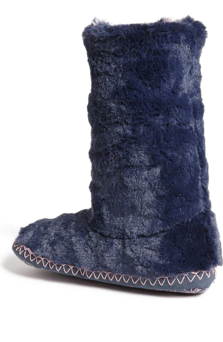 BEDROOM ATHLETICS 'Sophia' Faux Fur Bootie Slipper, Alternate, color,