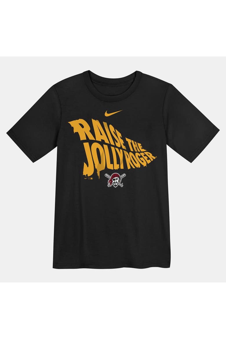 Preschool Nike Black Pittsburgh Pirates Hometown Local Collection T-Shirt, Main, color, Black