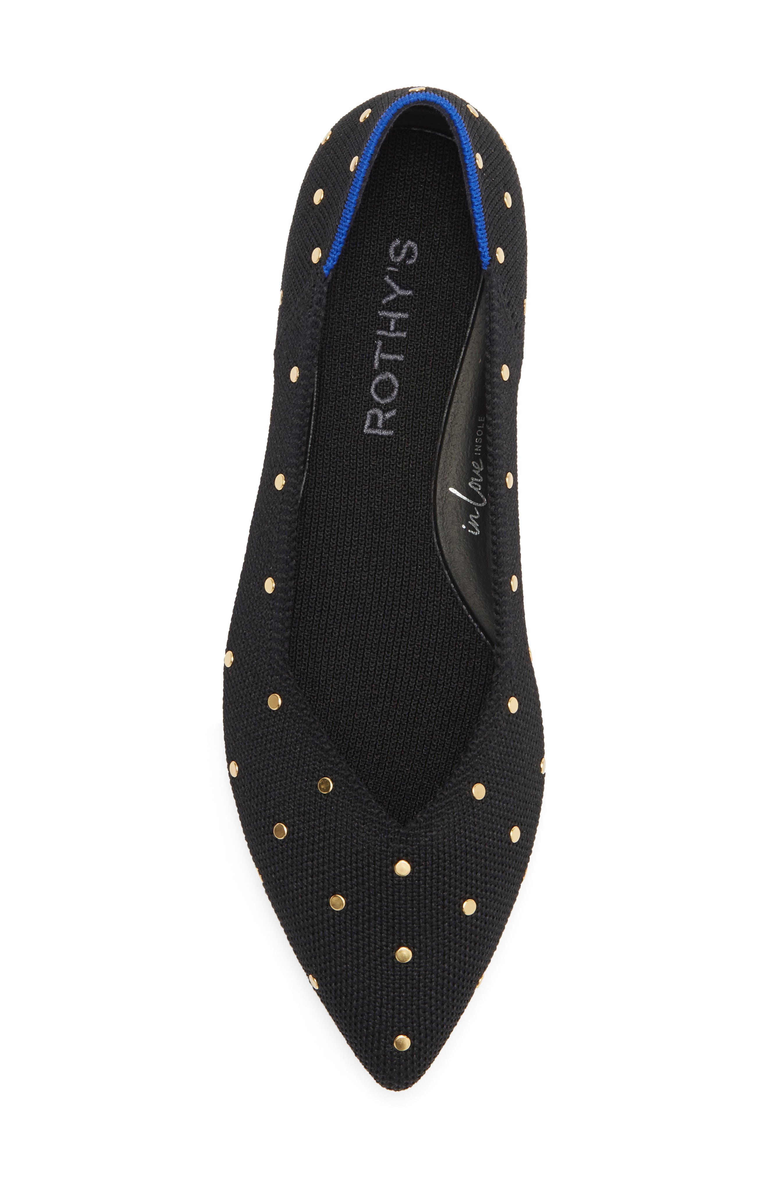 The Point II Flat, Alternate, color, STUDDED BLACK