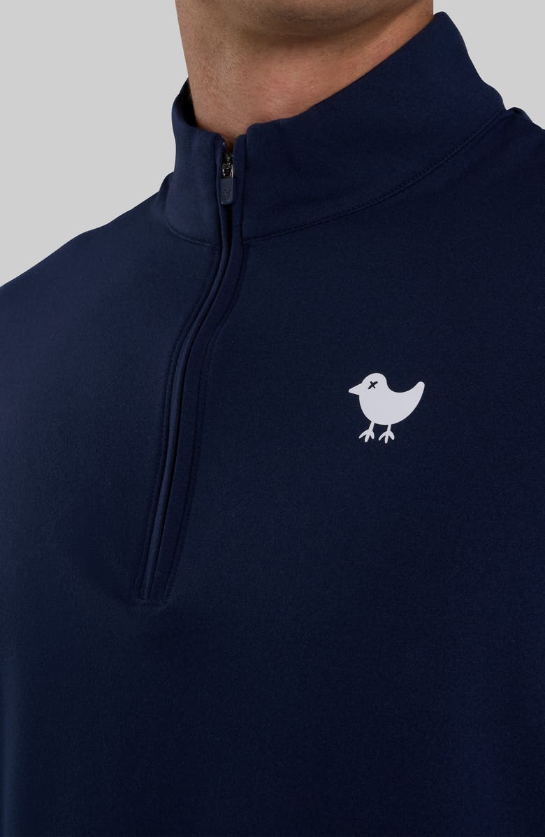 Bad Birdie Velocity Performance Quarter Zip Pullover, Alternate, color, Dark Navy