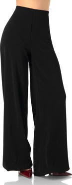 IVONNE Corduroy High-Waisted Wide-Leg Trousers