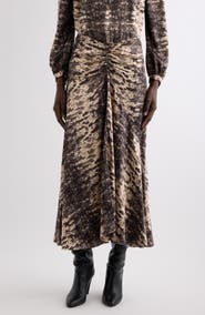 Isabel Marant Laren Silk Midi Skirt