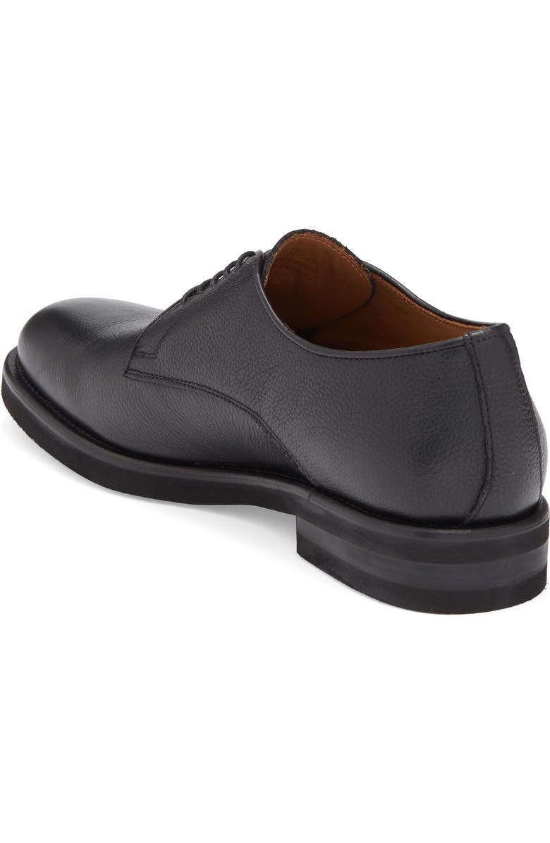 Nordstrom Collodi Plain Toe Blucher Derby, Alternate, color, Black Leather