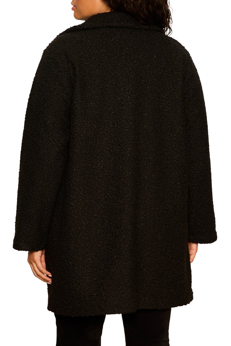 Upside Faux Fur Jacket, Alternate, color, BLACK
