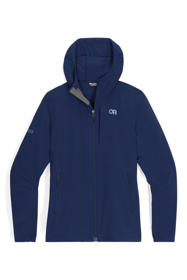 Ferrosi Front Zip Hooded Jacket, Main, color, CENOTE