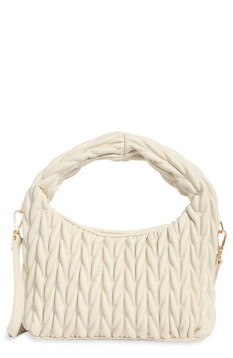 Pleated Shoulder Bag
