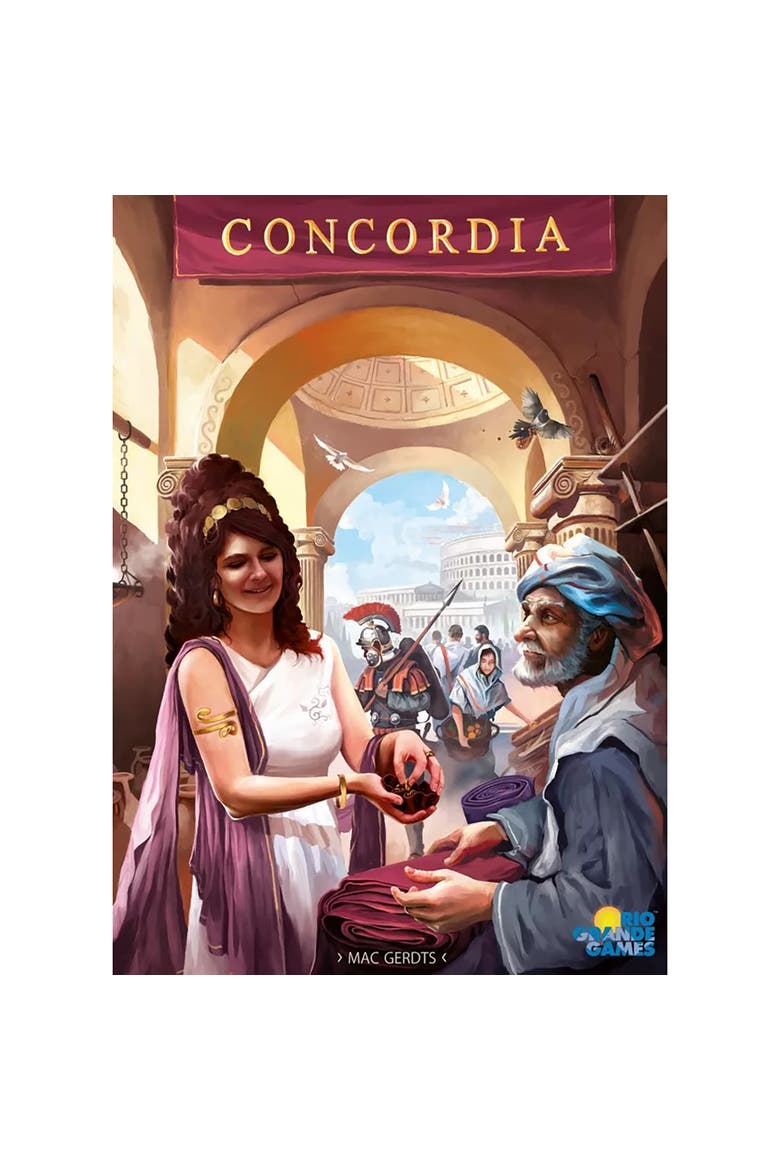 Concordia Strategy Board Game, Alternate, color, Multicolored