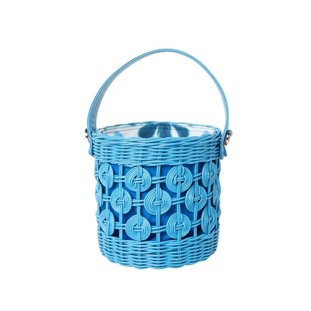 Maribella Wicker Bucket Bag, Alternate, color, Powder Blue