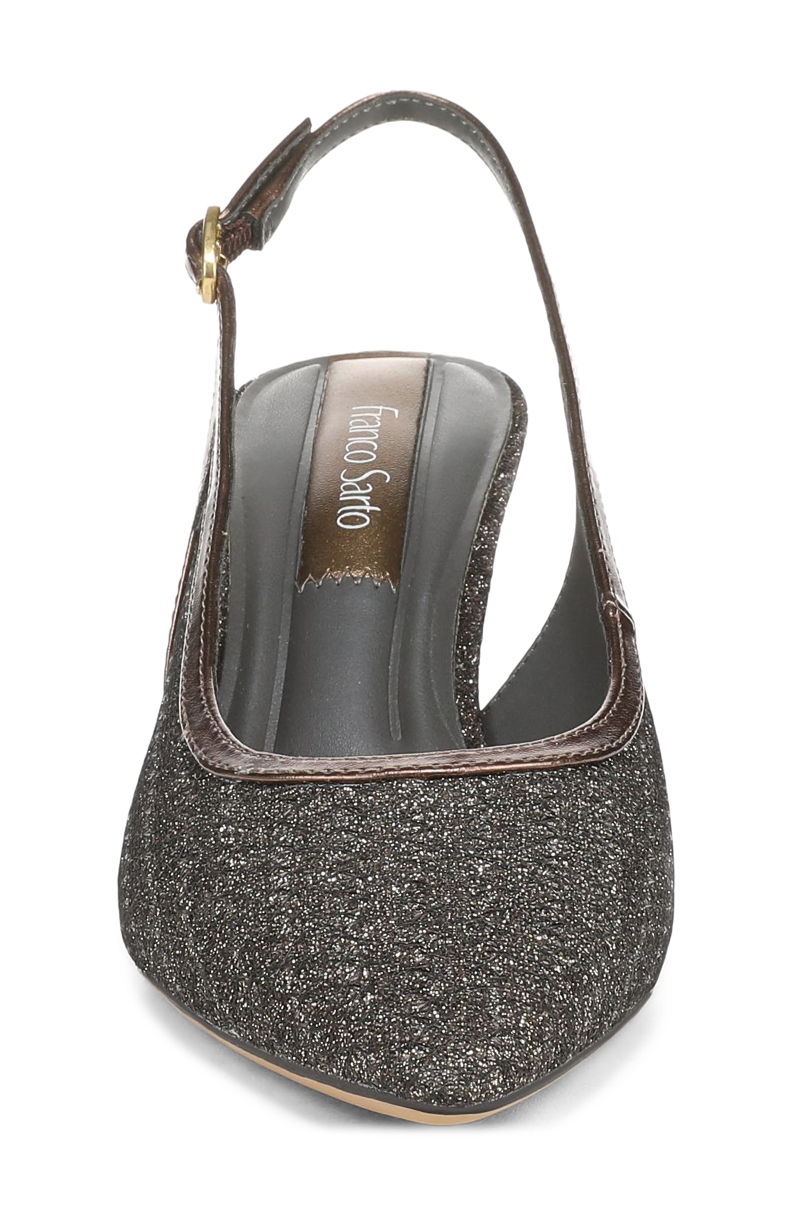 Jurina Slingback Pump, Alternate, color, BROWN FABRIC