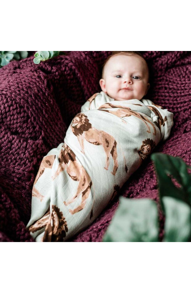 Milkbarn Swaddle, Alternate, color, Highland Cow
