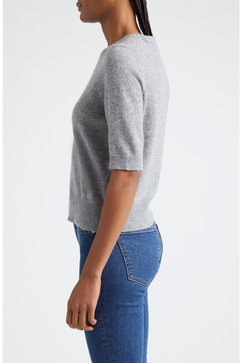 Shana Cashmere Sweater, Alternate, color, HEATHER GREY