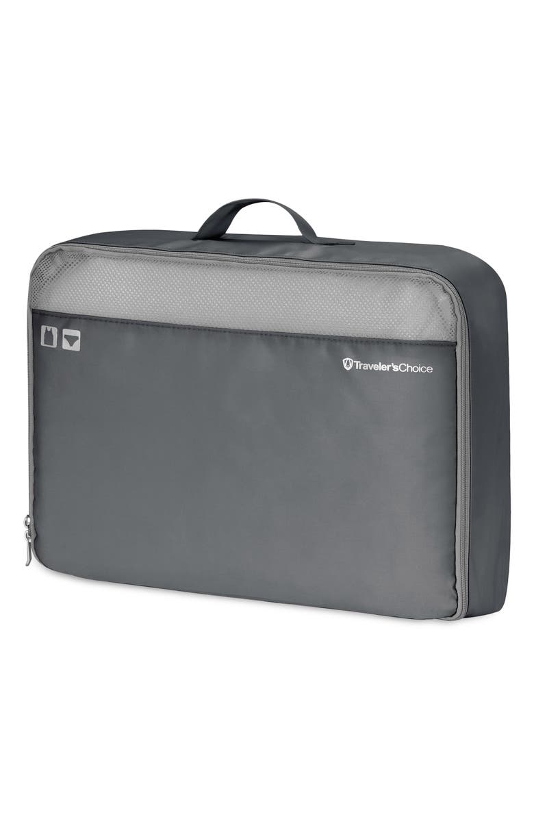 TRAVELERS CHOICE 5-Piece Packing Cube Set, Alternate, color, Dark Grey