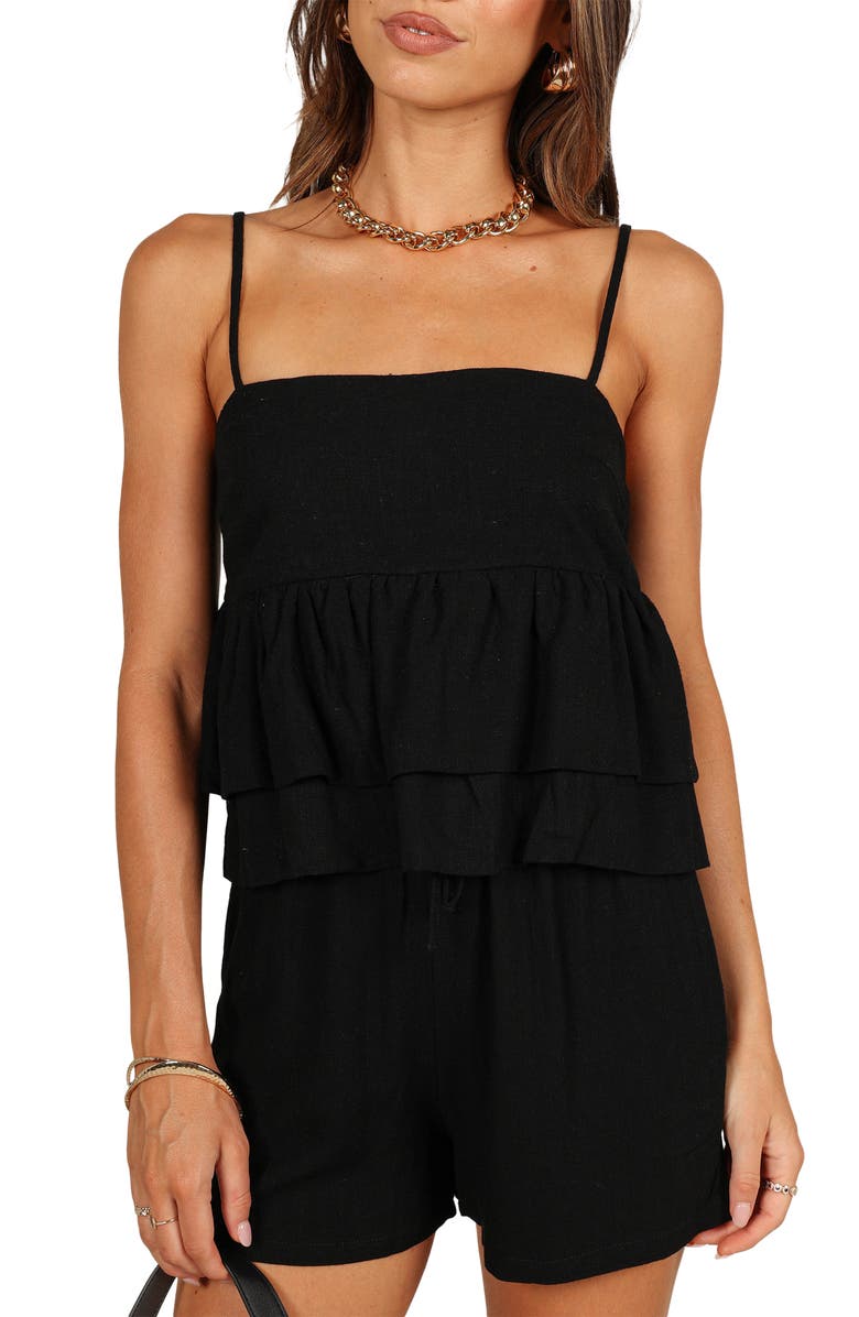 Petal & Pup Pennie Linen Camisole & Shorts Set, Alternate, color,