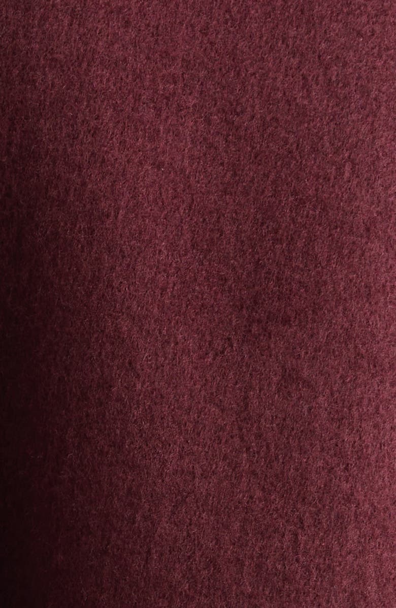 Burberry Wool Reversible Cape, Alternate, color, Sash Red