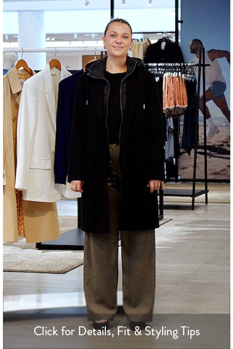 Walker Coat with Hooded Bib Inset video