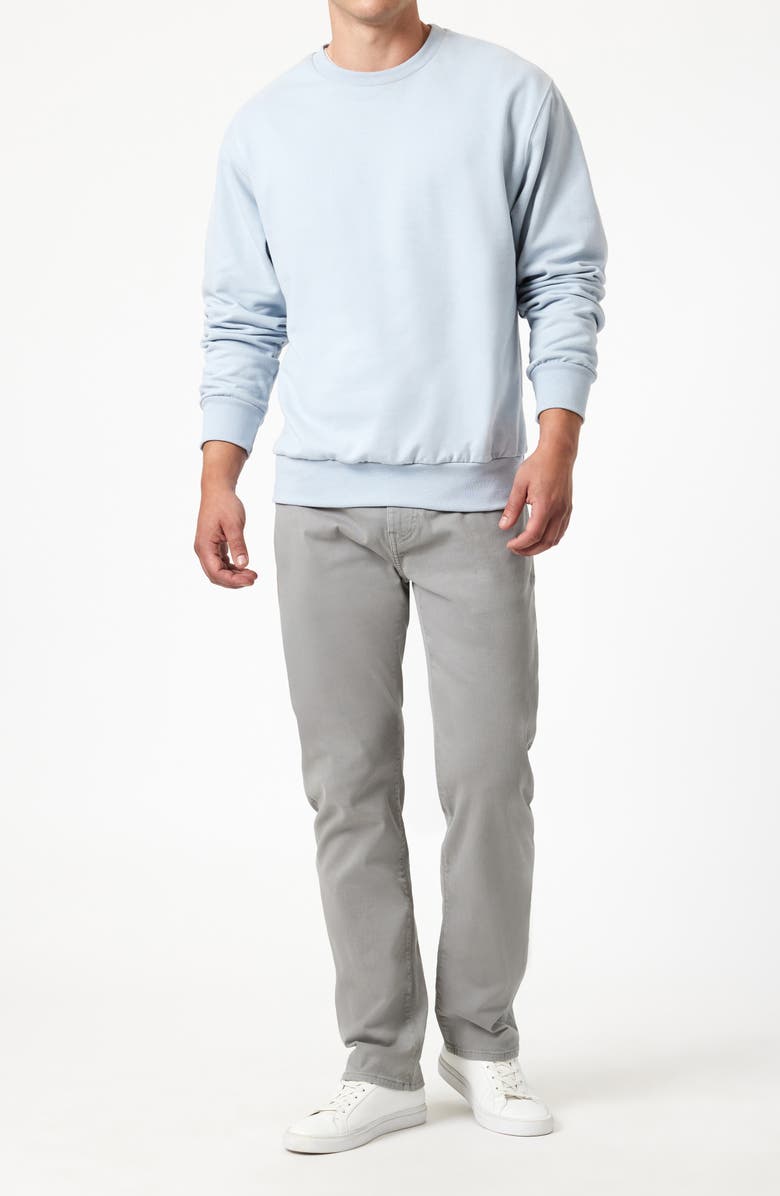 Mavi Jeans Zach Straight Leg Casual Twill Pants, Alternate, color, Stormy Casual Twill