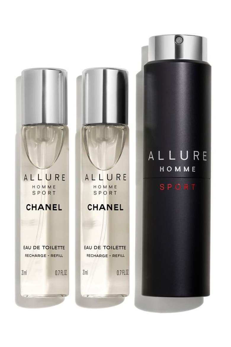 CHANEL ALLURE Eau de Toilette 50ml 二点セット ALLURE HOMME SPORT Eau de Toilette Refillable Travel Spray Set