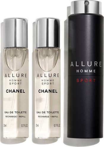 ALLURE HOMME SPORT Eau de Toilette Refillable Travel Spray Set