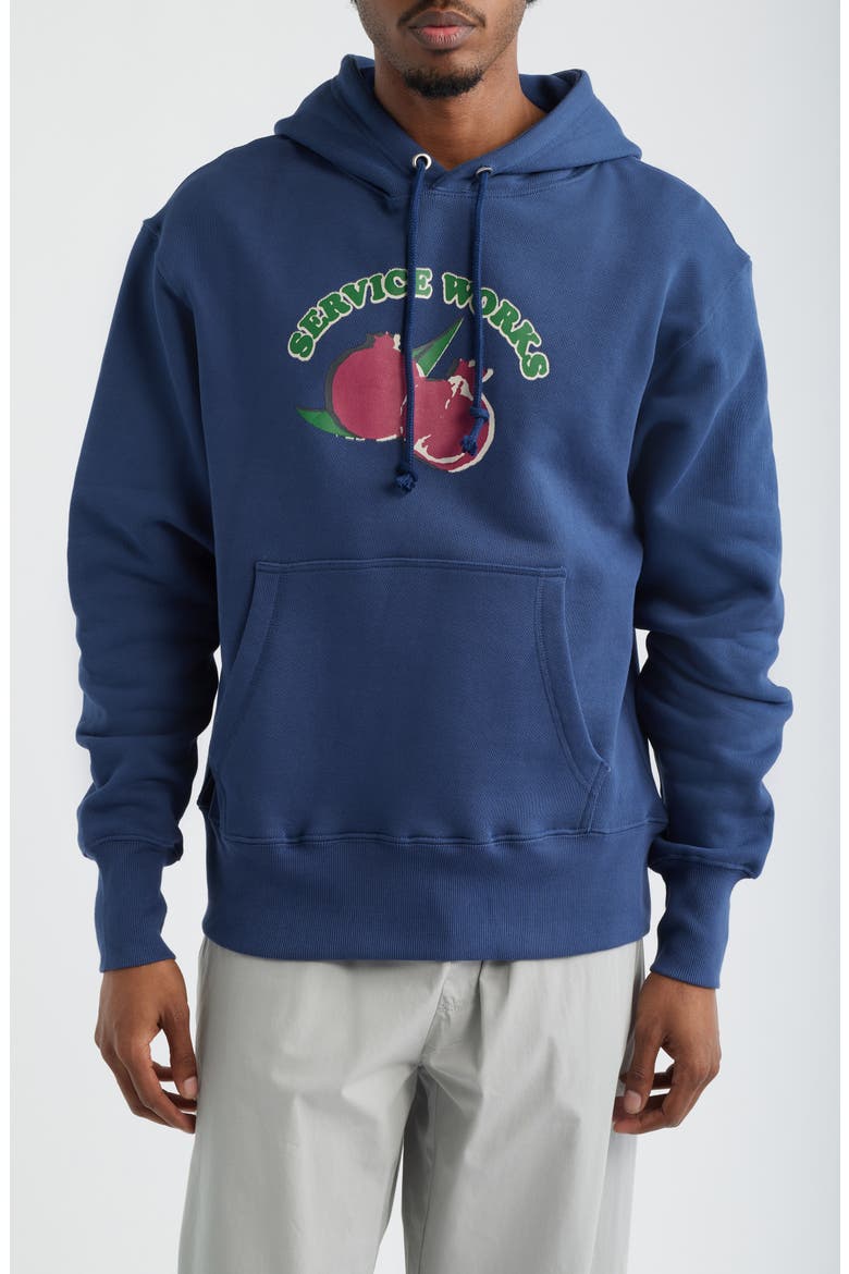 Radish Organic Cotton Hoodie, Main, color, NAVY
