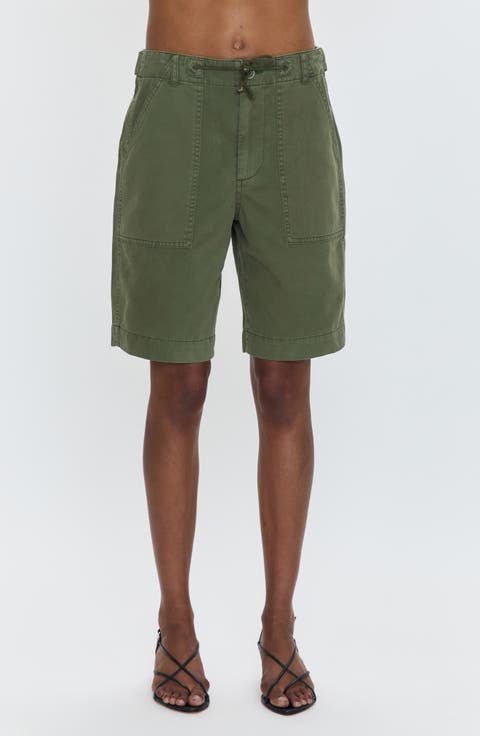 Etta Cotton Utility Shorts