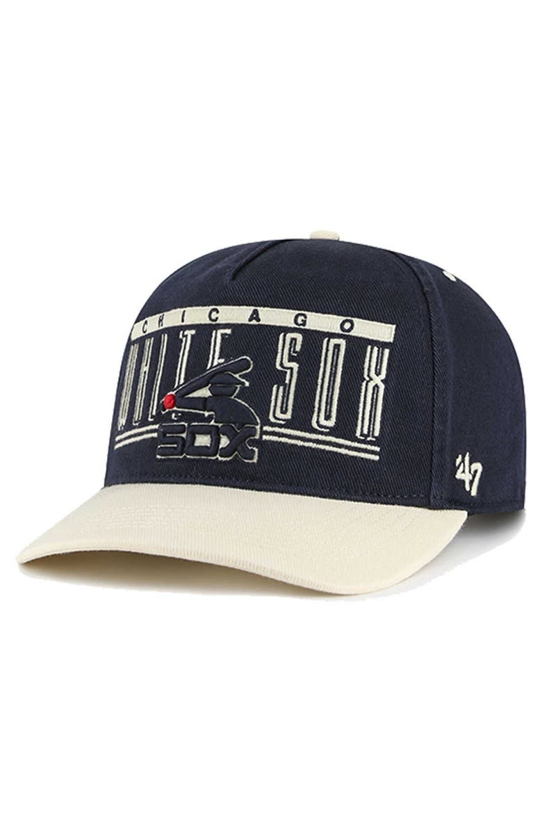 '47 Men's '47 Navy Chicago White Sox Double Headed Baseline Hitch Adjustable Hat, Main, color,