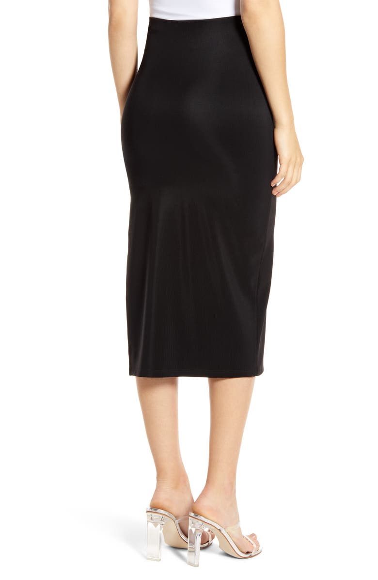 Leith High Side Slit Pencil Skirt, Alternate, color, 