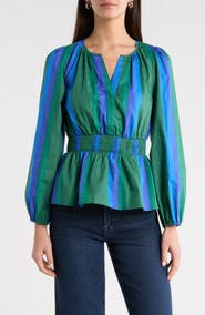 SUGARLIPS Dolary Stripe Mirana Smock Top