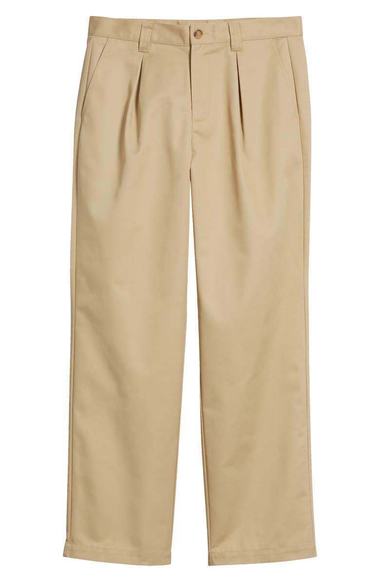 Malbon Golf Reverse Pleat Pants, Alternate, color, Khaki