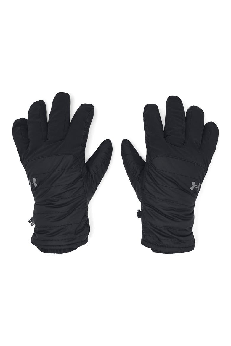 Storm Insulated Tech Gloves, Main, color, BLACK/ CASTLEROCK