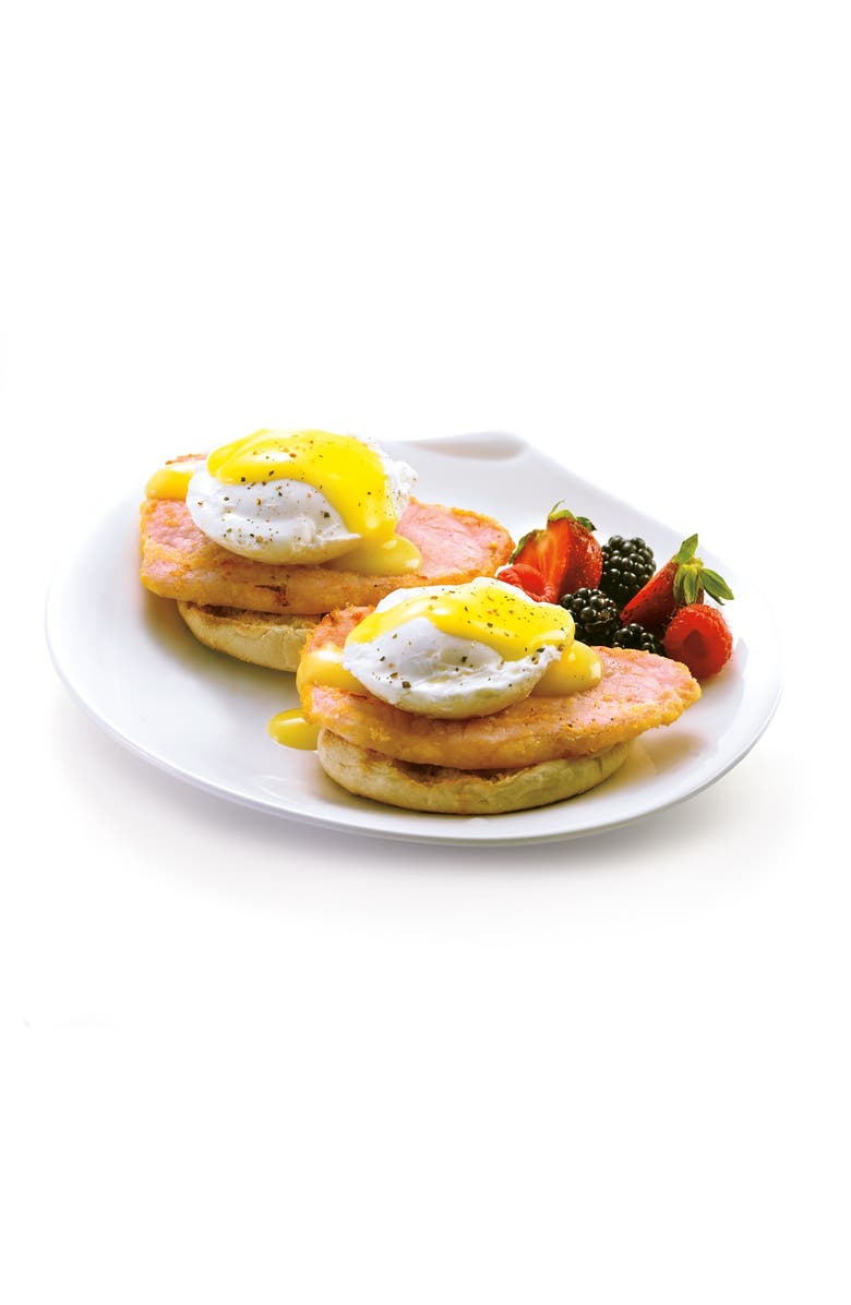 CUISIPRO Stainless Steel Egg Poacher Set Of 2 Poachers, Alternate, color, Yellow