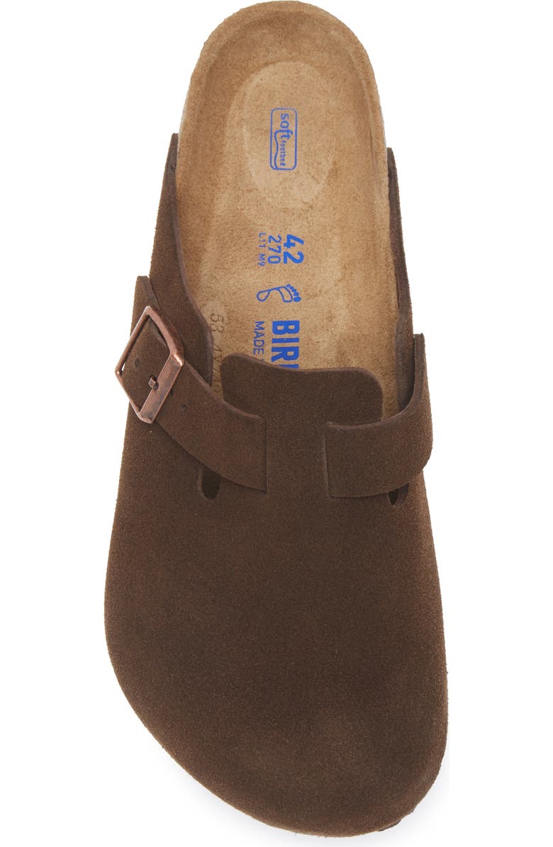 Birkenstock Boston Soft Footbed Clog, Alternate, color, Mocha