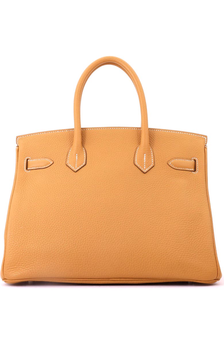 Pre-Owned Hermes Birkin Handbag Brown Clemence with Palladium Hardware 30, Alternate, color, Sable