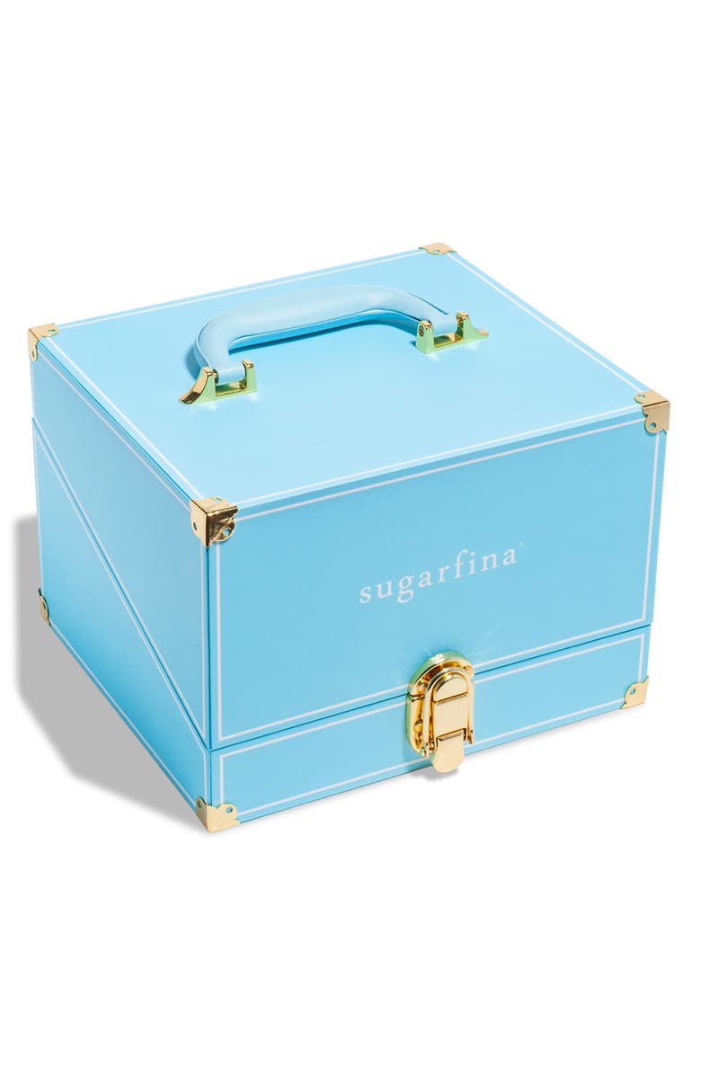 sugarfina Champagne Wishes & Rosé Dreams 9-Piece Candy Mini Trunk, Alternate, color,