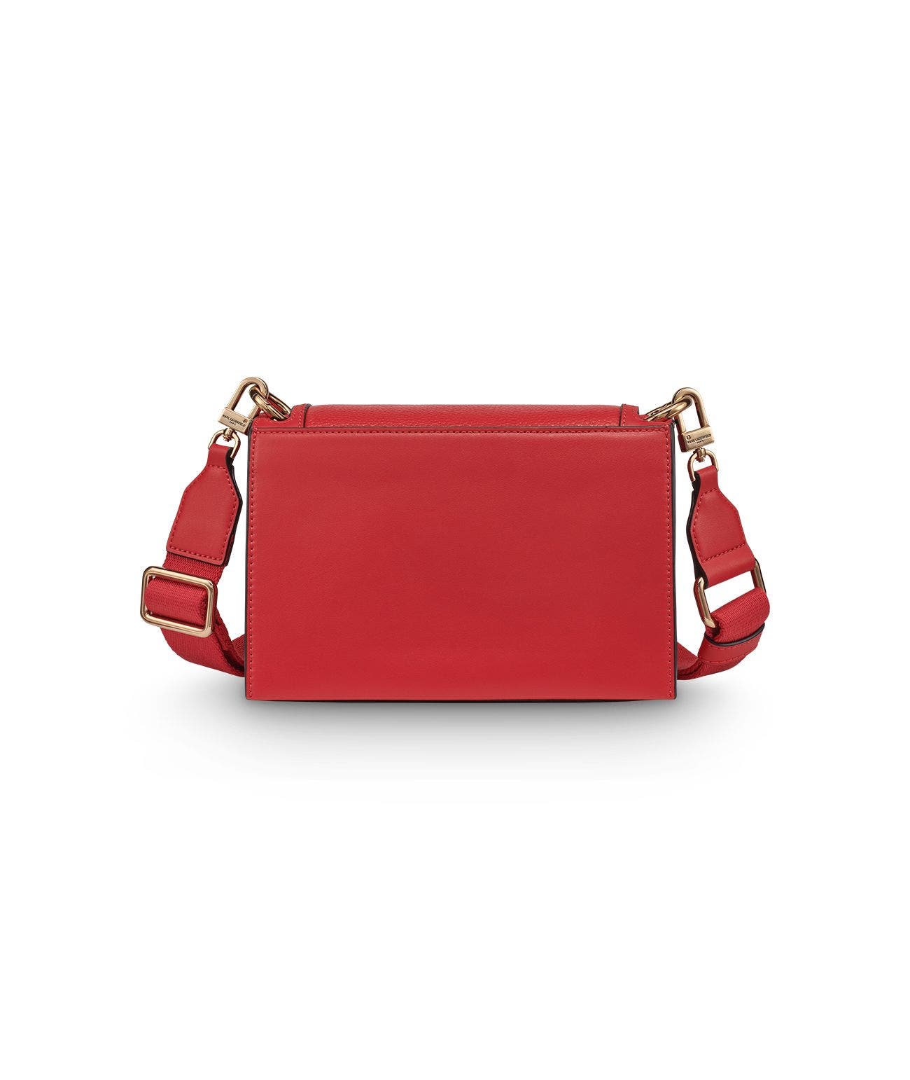 KARL LAGERFELD PARIS Camille Shoulder Bag with Pins, Alternate, color, Admiral Red