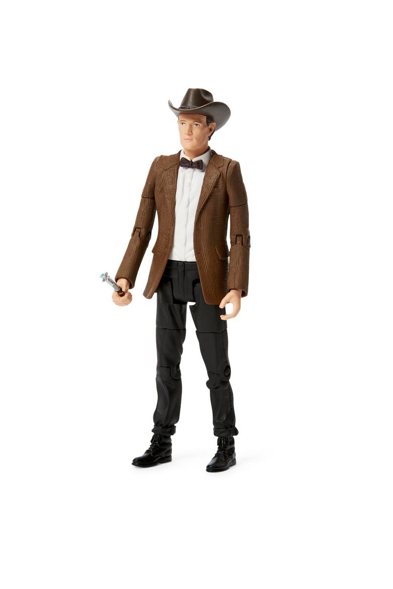 Doctor Who 11th Doctor in Cowboy Hat 5.5" Action Figure, Alternate, color, Brown