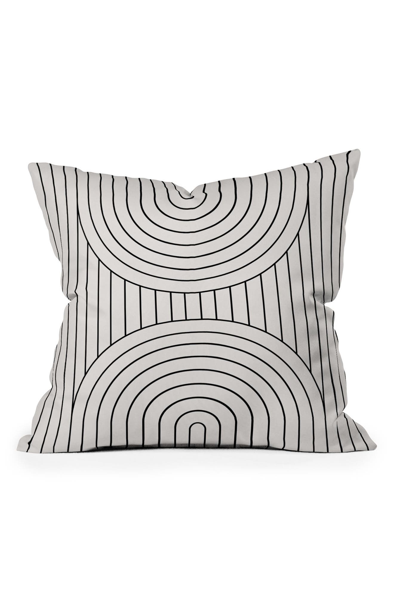 Deny Designs Colour Poems Arch Symmetry Throw Pillow | Nordstromrack