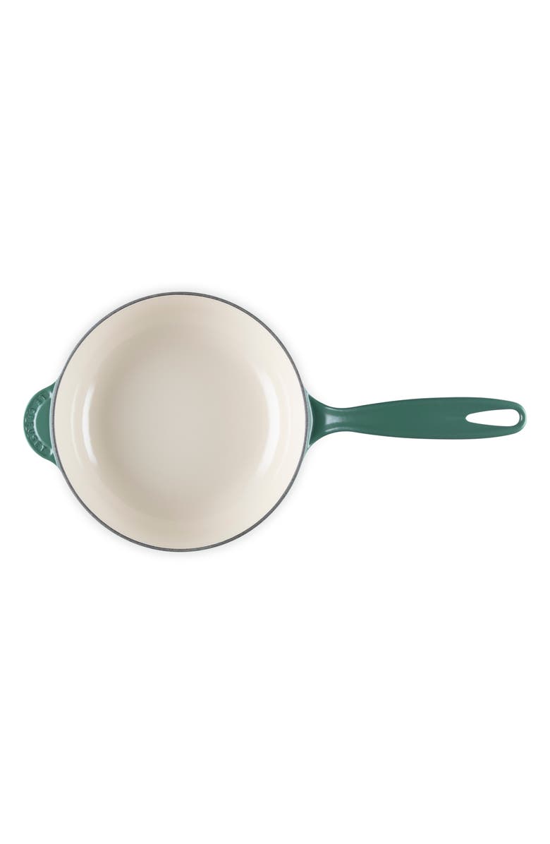 Le Creuset Holly Collection Traditional 2.25-Quart Saucier with Lid, Alternate, color, Artichaut