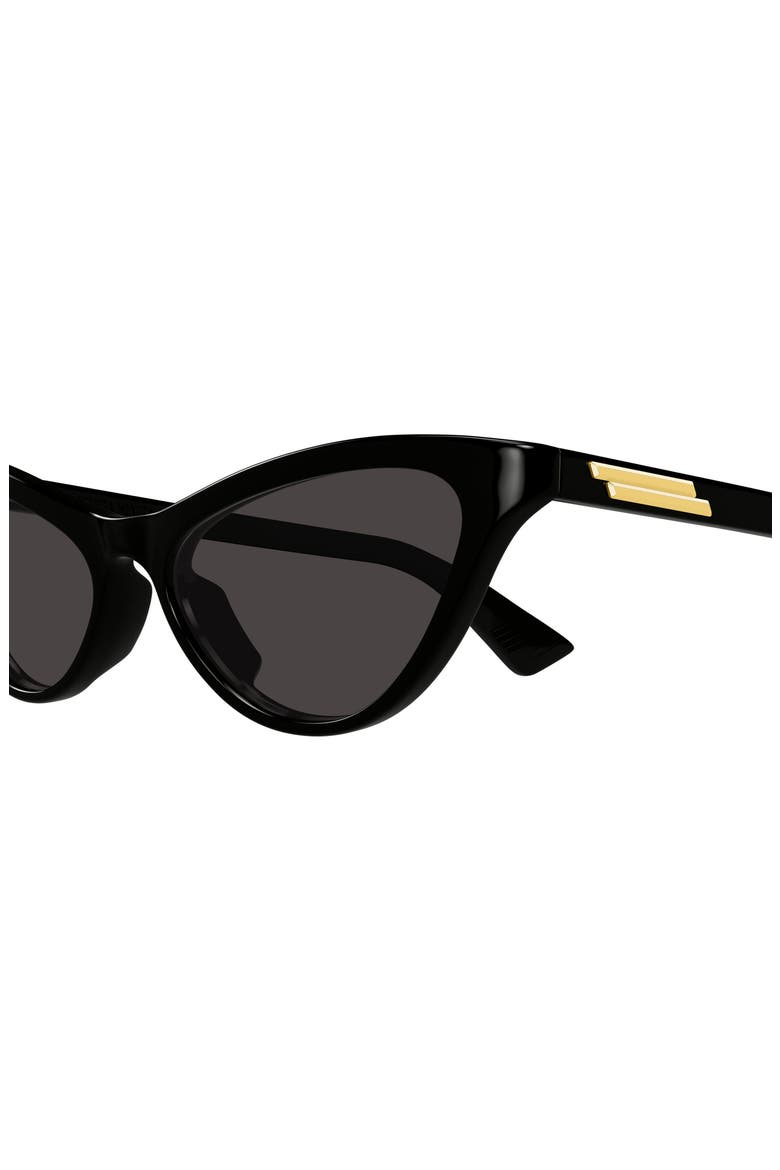 56mm Cat Eye Sunglasses, Alternate, color, BLACK
