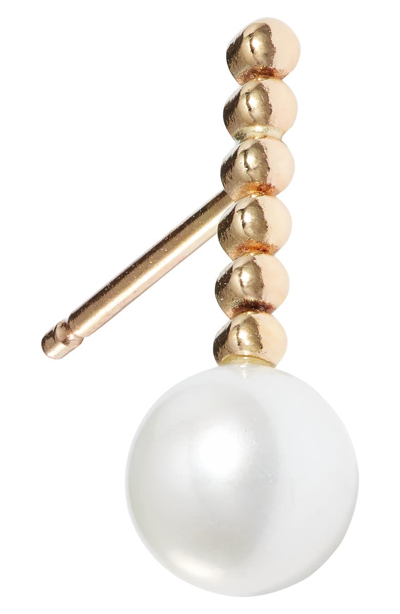 Poppy Finch Cultured Pearl Linear Beaded Earrings, Alternate, color, 