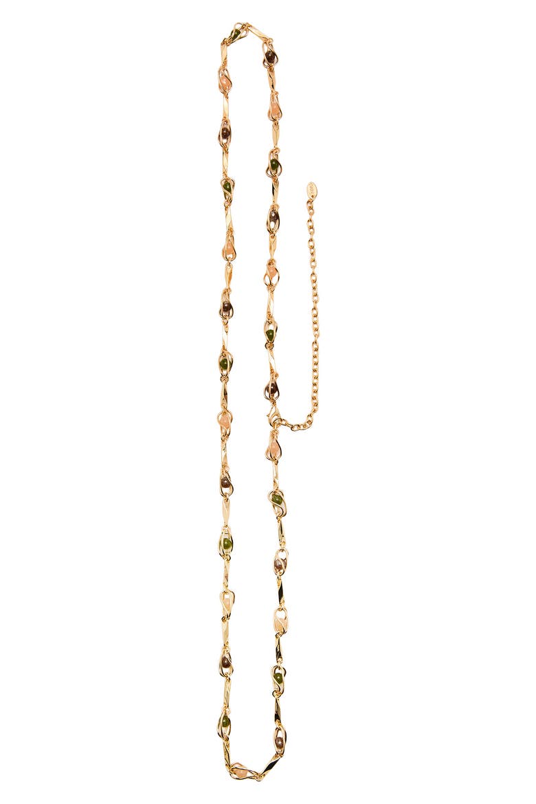 Beaded Chain Belt, Alternate, color, GOLD