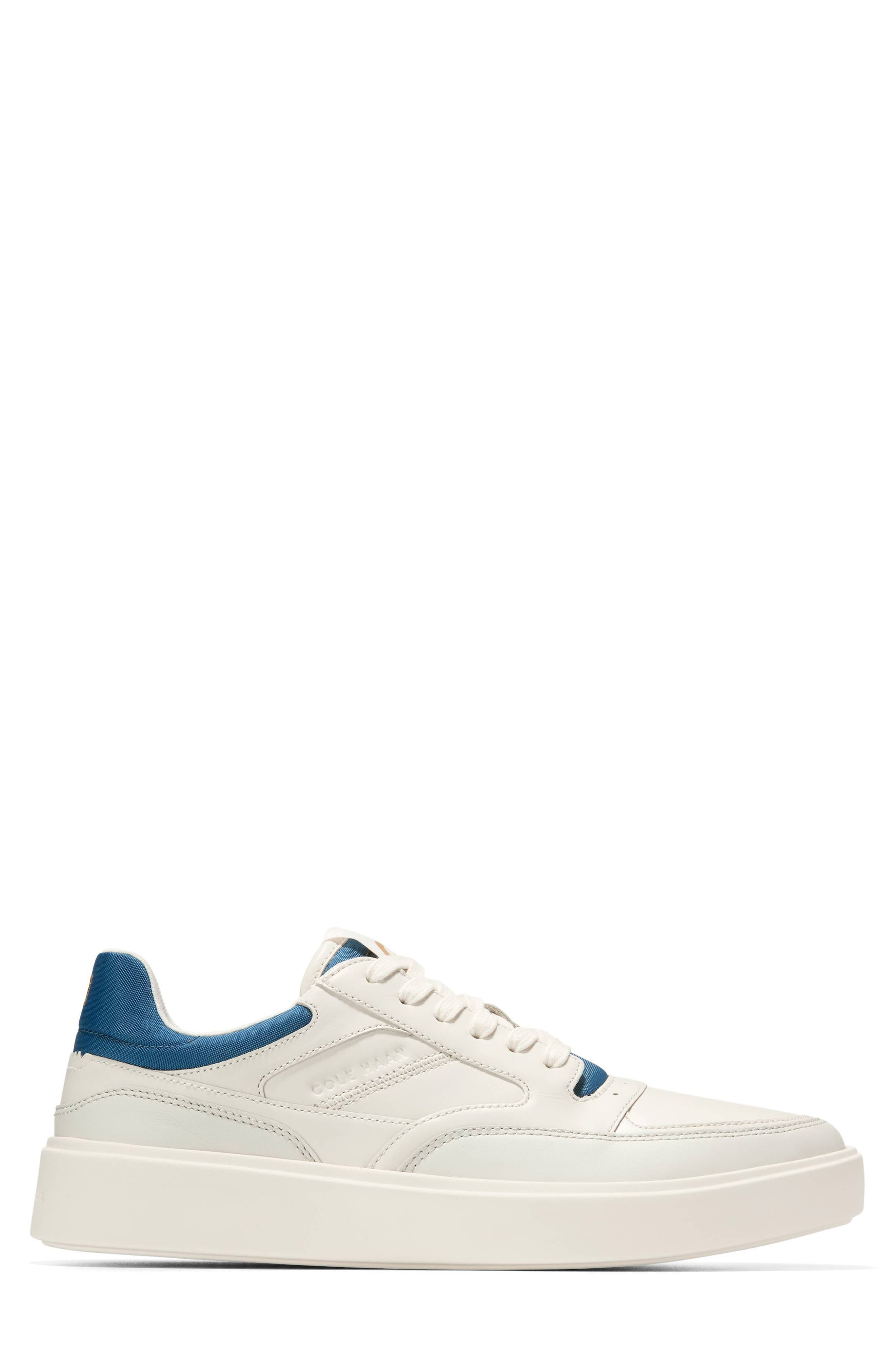 Cole Haan Grand Crosscourt Traveler Setshot Sneaker, Alternate, color, Ivory / Dark Blue / Ivory