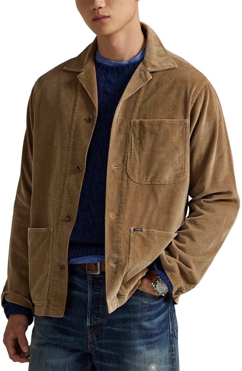 Polo Ralph Lauren Corduroy Overshirt, Main, color,