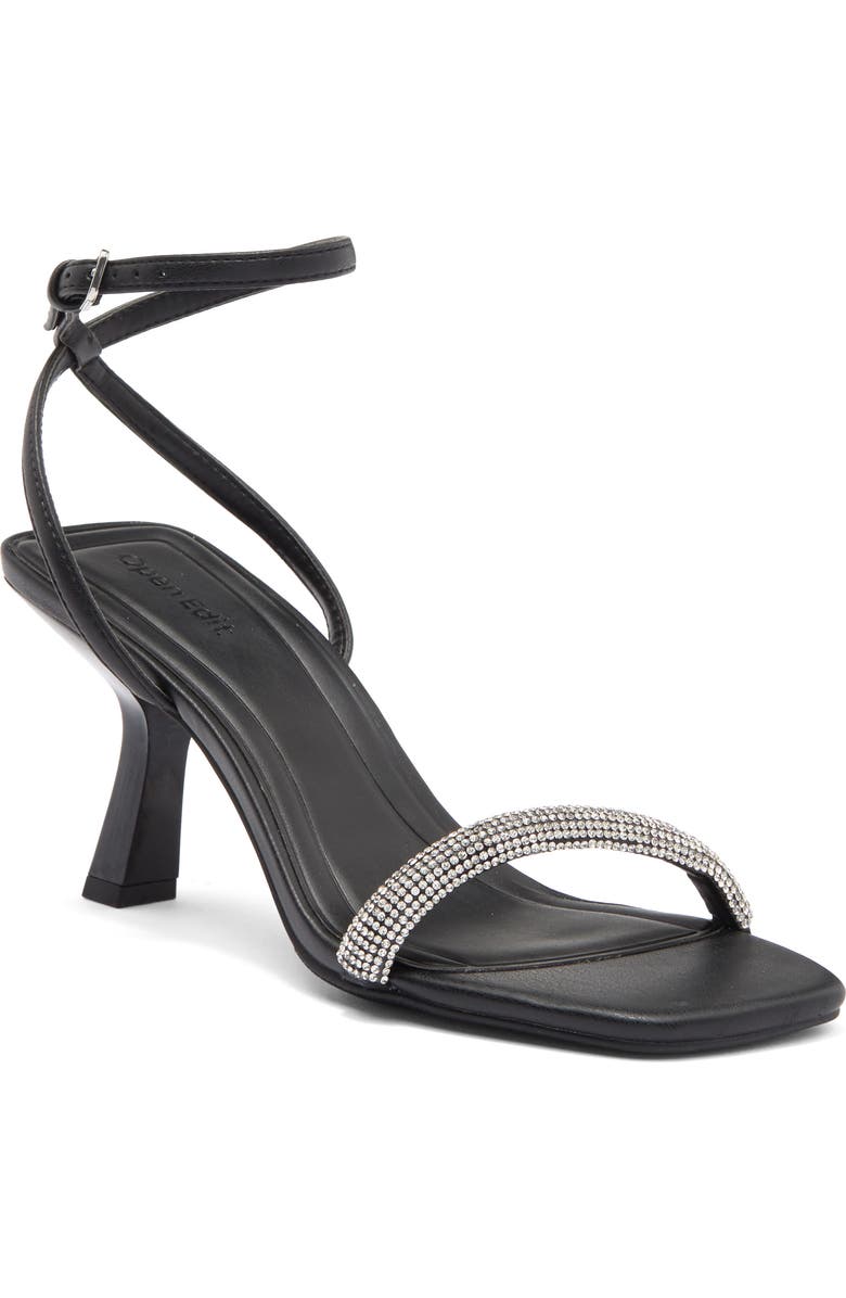 Open Edit Taytum Ankle Strap Sandal, Main, color,