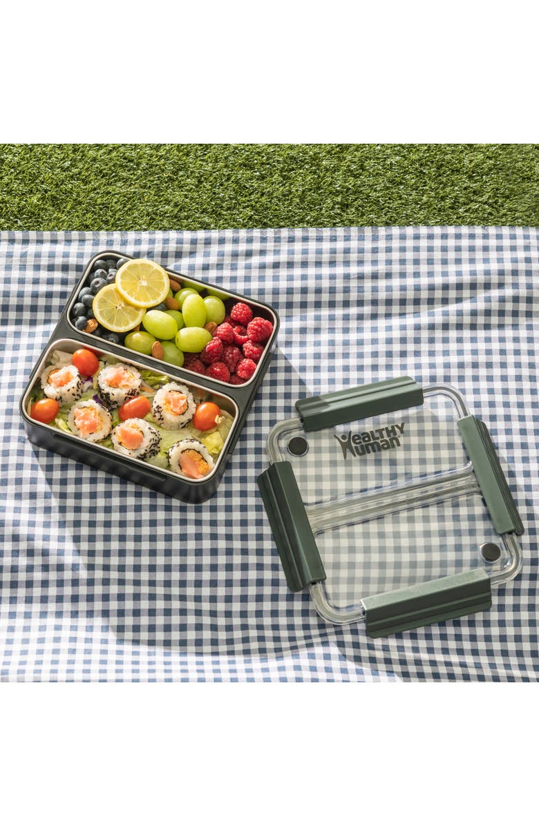Healthy Human Food Storage Box, Alternate, color, Black
