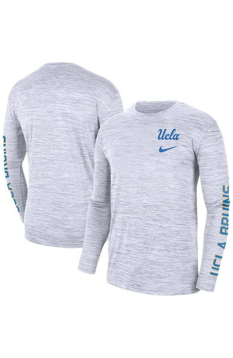 Nike Men's Nike White UCLA Bruins Velocity Legend Team Performance Long Sleeve T-Shirt, Main, color, White