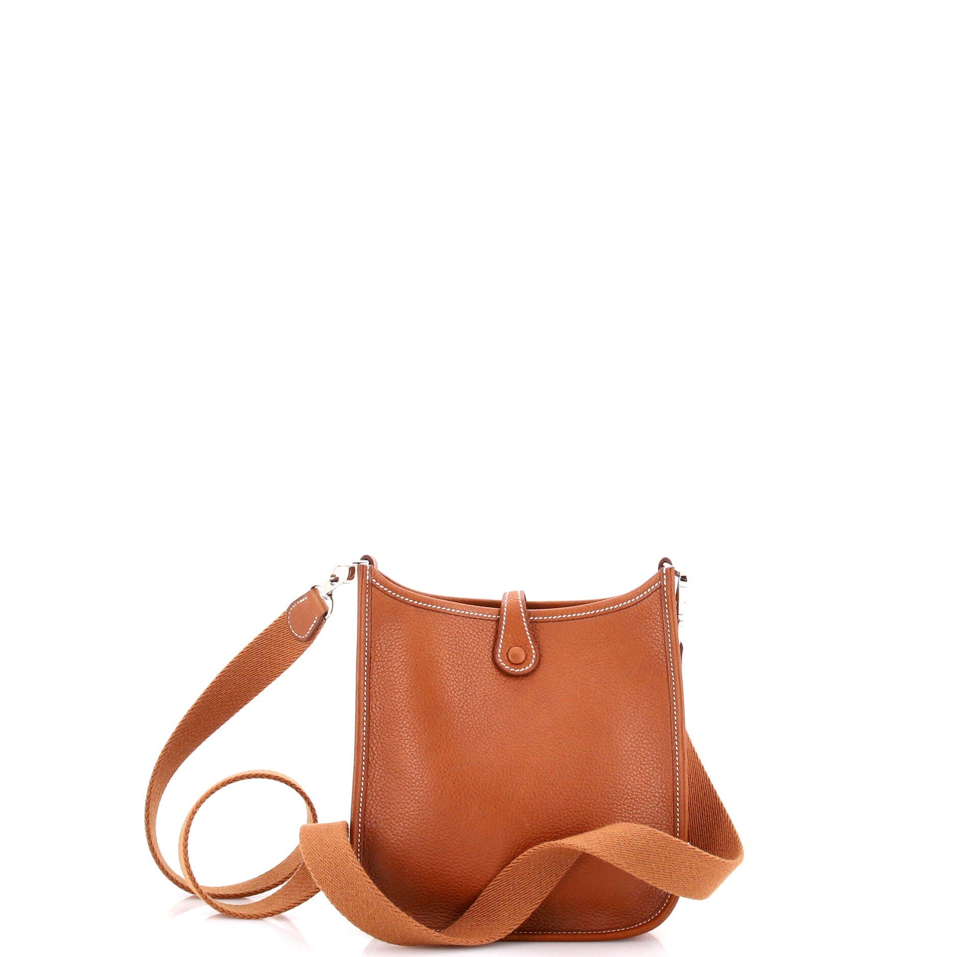 Pre-Owned Hermes Evelyne Bag Gen III Barenia Faubourg TPM, Alternate, color, Fauve