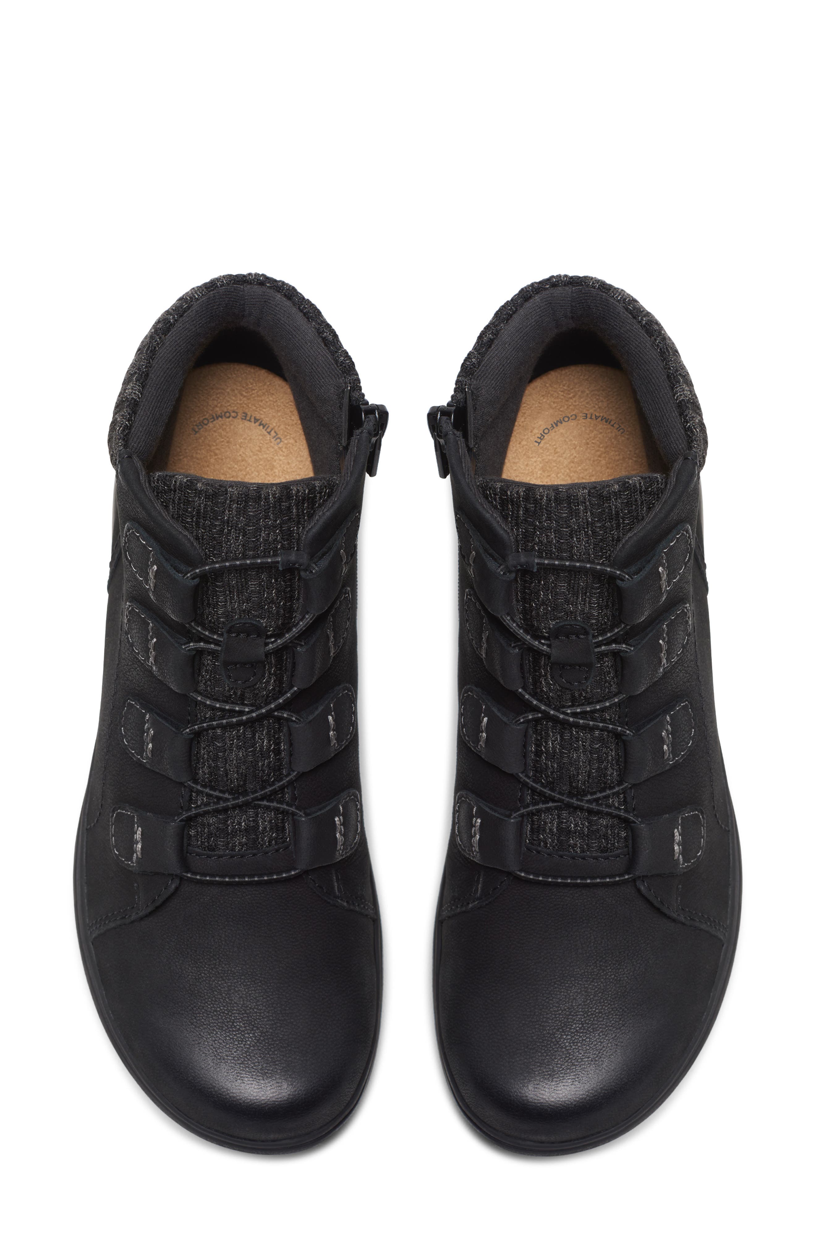 Clarks<sup>®</sup> Carleigh Jade Bootie, Alternate, color, Black Nubuck